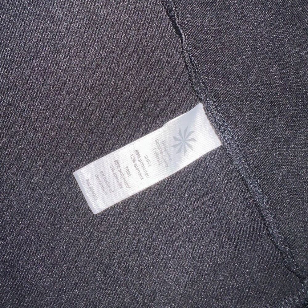 Athleta Stretch & Release Yoga Workout Zip Up Black Jacket | Size M - Picture 9 of 10